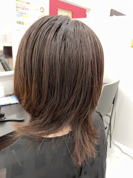 ビーズカラー 鶴岡エスモール店 【B's】20代30代人気◎オレンジブラウン/ミディアム