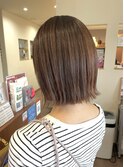 切りっぱなしボブ