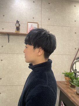 カット スペース シーン 久我山(cut space Seen.) 性別問わず大人気ブリーチ必須ブルーブラック