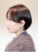 ナチュラルショート_ショコラアッシュヘルシースタイル_ba427402