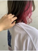 インナーカラー × ビビットピンク