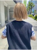 ブリーチなしダブルカラー20代30代40代春カラー初カラーレイヤー