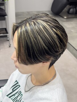 リベル(LIBER) メンズハイライトメッシュ/八王子駅/メンズカット/メンズパーマ