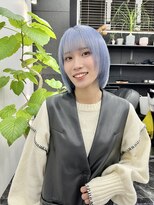 チュダック(ChuDuck)&nbsp;韓国風《ペールブルー》ハイトーン/ケアブリーチ/ダブルカラー