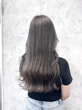 デミヘアー(Demi hair) 透け感グレージュカラー