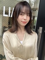リアンカ(LIANCA) 【LIANCA】くびれレイヤーカット/透明感イルミナカラー