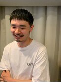 メンズ刈り上げなしショート