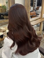 ナンバー アンフィール 渋谷(N° anfeel)&nbsp;艶髪ワインレッドブラウン