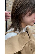 ピークス(PEAKS)&nbsp;ミディアムレイヤーマッシュウルフカットひし形くびれヘア