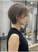 本八幡/ショート/顔周り/レイヤーカット/白髪ぼかし/ハイライト