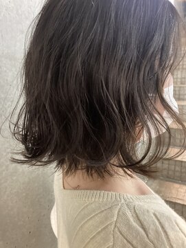 パティオン(PATIONN) 透明感たっぷりゆるふわボブパーマ/20代/30代/40代