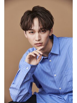 ロンドオム 池袋(Lond Homme) men's/メンズ/ブルーブラック/フェザーパーマ/サーフカール/池袋