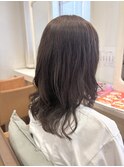 ミディアムゆるふわパーマ