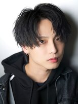 ルーシー 川越(LUCEY)&nbsp;センターパートフェザーパーマシャドウパーマメンズパーマ