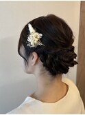 ふんわりアップスタイル
