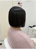 黒髪/クラゲヘアー/オリーブグレー/小顔/ココアベージュ/新籾
