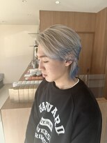 ゴットフロー(GOTTO FLOW) エンドカラー/ホワイトベース/ブルーエンド/センターウルフ