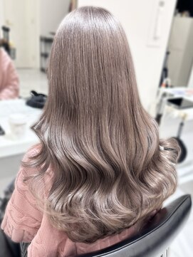 ランテルディ 渋谷(LANTERDIT) 【LANTERDIT/Risa】ミルクティーグレージュ/ダブルカラー/透明感