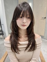 ナナローネス 渋谷(nana loness) ワンカールでふわっと動くレイヤーとまろやかブラウン