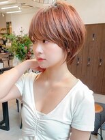 ヨリ ルトロワ 札幌大通(yori Le_trois)&nbsp;前髪イメチェンピンクベージュクールショートレイヤーカット