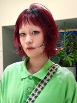 Behov【ベホブ】&nbsp;顔まわりレイヤー×レッド×ローブラック