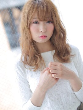 アグヘアースウィート 名駅店(Agu hair sweet) エフォートレスなラフウェーブセミ☆