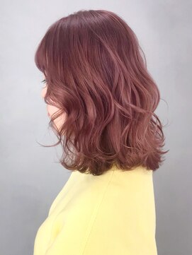 アイティー バイ アルバム 中野店(IT by ALBUM) ピンクベージュミディ_耳かけフォギーベージュ_ba279451a