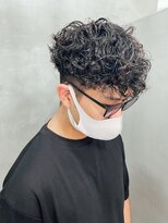 サーリー(SURLY)&nbsp;くるくるパーマデザインパーマスパイラルパーマソフト刈り上げ