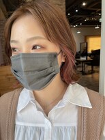 スターリバー(STAR RIVER) ベージュ×ピンクイヤリング