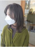 レイヤーロブ/カーキベージュ