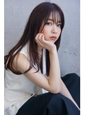 Rumor×【黒髪グレージュ】エアリー暗髪カラー