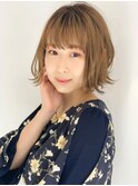 【遠藤】伸ばしかけの人にオススメ外ハネショートボブ