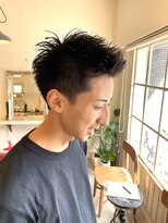 アンティコ(Antico) スパイキーショート束感モテ髪流行イケメン黒髪アップバング短髪
