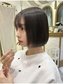 地毛風ストレートボブ☆美髪ボブ/美髪矯正[北千住]