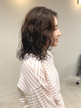 コルユニテ(col. unite) パーマ/パーマヘア/パーマスタイル/ヘアスタイル/ブラウンカラー