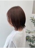 ぱつっとボブ