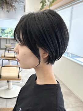 メグリ(MEGULI) 小顔ショート 【相馬】　＃小顔補正立体カット＃仙台髪質改善