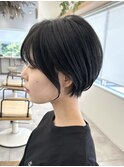 小顔ショート 【相馬】 #小顔補正立体カット#仙台髪質改善