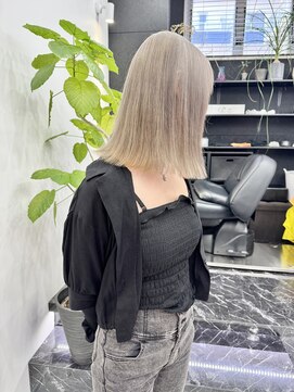 チュダック(ChuDuck) 韓国風《ミルクティー》ハイトーン/ケアブリーチ/ダブルカラー