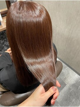テラスヘア 三条(TERRACEhair) 【同日施術】美革縮毛矯正+秋カラー