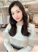 レイヤーカット 韓国風巻き