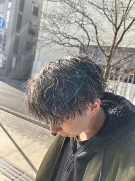 プランタン フォー ヘアー(printemps FOR HAIR) 刈り上げマッシュ/波巻きパーマ/ハイライトカラー