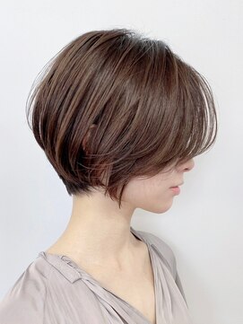 ビュー フクオカ(VIEW FUKUOKA) 大人ボブ似合わせカットアースカラーのショートボブ