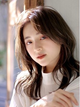 グロウ 恵比寿(grow) ブリーチなし/ベージュ/レイヤー/セミロング/30代/前髪なし