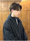毛流れセンターパート