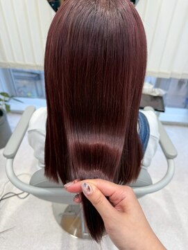 ポーチバイハニー オモテサンドウ(PORCH by HONEY omotesando) 髪質改善カラー/バイカルテ/ピンクバイオレット/ワインレッド