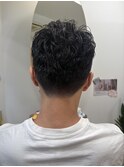 【大人ビジネスアップバング短髪ショートバーバースタイル】