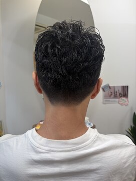 カットサロン ウシジマ(CUT SALON USHIJIMA) 【大人ビジネスアップバング短髪ショートバーバースタイル】