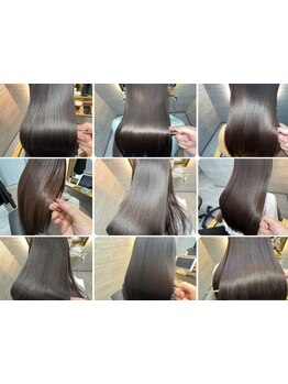 《髪質改善全席完全個室サロン》印象を左右する顔周りのカットは実力派Stylistにお任せ!ミリ単位で拘ります