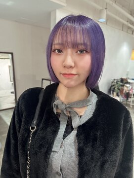 イリ 梅田(ili) ハイライトカラー/ミルクティーベージュ/レイヤーカット